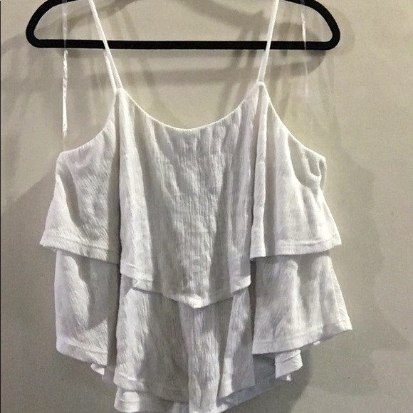 NWOT boho ruffle tank top - Picture 3 of 3